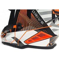Мотошлем AIM RH855 Carbon Razor RH855R-DWR-XS (XS, белый/красный) - Превью изображения №9 — Интернет-магазин ПроЗаказ