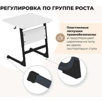 Ученический стол Sheffilton SHT-T-TN14/5-7 (антрацит/береза) - Превью изображения №4 — Интернет-магазин ПроЗаказ