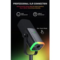 Проводной микрофон FIFINE AM8 (черный) - Превью изображения №10 — Интернет-магазин ПроЗаказ