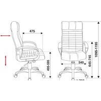 Офисное кресло Бюрократ KB-10 (черный) - Превью изображения №5 — Интернет-магазин ПроЗаказ