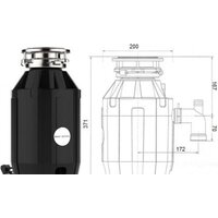Измельчитель пищевых отходов Bone Crusher BC 910 - Превью изображения №2 — Интернет-магазин ПроЗаказ