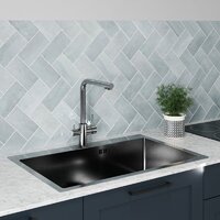 Кухонная мойка Floracio Steel F.7551.GM - Превью изображения №2 — Интернет-магазин ПроЗаказ