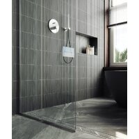 Душевая стенка MaybahGlass 195x109 MGD-677-5у (прозрачное стекло/хром матовый) - Превью изображения №3 — Интернет-магазин ПроЗаказ