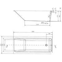 Ванна Cersanit Crea 180x80 - Превью изображения №4 — Интернет-магазин ПроЗаказ