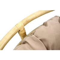 Кресло-качалка Garden Story Папасан Roker D110 вращающееся CV-18H (медовый/бежевый) - Превью изображения №6 — Интернет-магазин ПроЗаказ