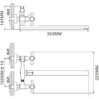 Смеситель Ekko EM2225 - Превью изображения №3 — Интернет-магазин ПроЗаказ