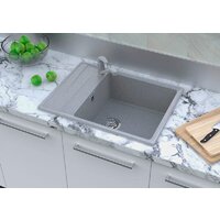 Кухонная мойка GranFest GF-LV-660L (иней) - Превью изображения №3 — Интернет-магазин ПроЗаказ
