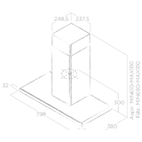 Кухонная вытяжка Elica Galaxy BLIX/A/80 PRF0008948B - Превью изображения №4 — Интернет-магазин ПроЗаказ