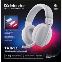Наушники Defender Triple (белый) - Превью изображения №10 — Интернет-магазин ПроЗаказ