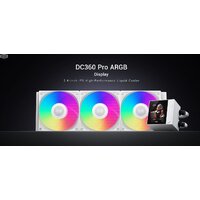 Система жидкостного охлаждения для процессора PCCooler DC360 Pro ARGB Display (белый) - Превью изображения №6 — Интернет-магазин ПроЗаказ