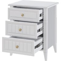 Комоды, тумбы Bravo Мебель Мэгги (белый снег/лак белый) - Превью изображения №2 — Интернет-магазин ПроЗаказ