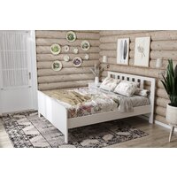 Кровать Mio Tesoro Сага 160x200 2.08.04.070.1 (белый) - Превью изображения №5 — Интернет-магазин ПроЗаказ