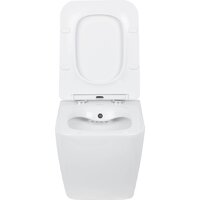 Унитаз подвесной Roxen Cube bidet в комплекте с инсталляцией StounFix Dual Fresh 6 в 1 966246 (кнопка: бежевый) - Превью изображения №6 — Интернет-магазин ПроЗаказ