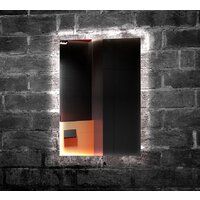  Пекам Зеркало GretaFly 80x100 GretaFly-80x100dpcl (с подсветкой, сенсором на взмах руки, подогревом, часами) - Превью изображения №6 — Интернет-магазин ПроЗаказ