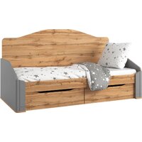 Involux Sale 90x200 с ящиками км0144 (серый шифер/дуб натюрель)