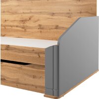 Кровать-тахта Involux Sale 90x200 с ящиками км0144 (серый шифер/дуб натюрель) - Превью изображения №6 — Интернет-магазин ПроЗаказ