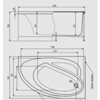 Ванна Alex Baitler Nero L 150х95 - Превью изображения №7 — Интернет-магазин ПроЗаказ