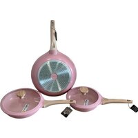 Набор сковород FeisiLang FL-S006YZ Pink - Превью изображения №2 — Интернет-магазин ПроЗаказ