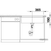 Кухонная мойка Blanco Subline 700-U (белый) - Превью изображения №4 — Интернет-магазин ПроЗаказ