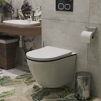 Унитаз подвесной Roxen Antares Black 530110-01B Rimless Soft Close - Превью изображения №3 — Интернет-магазин ПроЗаказ