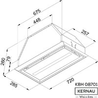 Кухонная вытяжка Kernau KBH 08701 B - Превью изображения №2 — Интернет-магазин ПроЗаказ