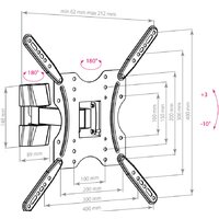 Кронштейн для телевизора Arm Media LCD-403 - Превью изображения №3 — Интернет-магазин ПроЗаказ