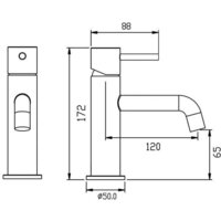 Смеситель Gota Rocio Black and White 016085 - Превью изображения №3 — Интернет-магазин ПроЗаказ