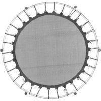 Батут Sundays Acrobat-D140 (зеленый, с сеткой) - Превью изображения №2 — Интернет-магазин ПроЗаказ