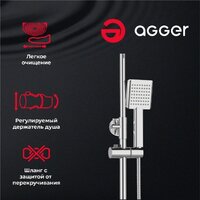 Душевая система  Agger Merry A1394400 - Превью изображения №4 — Интернет-магазин ПроЗаказ