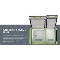 Компрессорный автохолодильник Artelv ARD 40L 32.1л (серый/зеленый) - Превью изображения №9 — Интернет-магазин ПроЗаказ