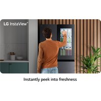 Четырёхдверный холодильник LG DoorCooling+ InstaView GMG960EVJE - Превью изображения №9 — Интернет-магазин ПроЗаказ