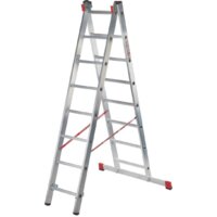 Лестница-стремянка Новая высота NV 322 двухсекционная профессиональная 2x15 ступеней - Превью изображения №2 — Интернет-магазин ПроЗаказ