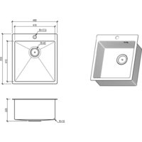 Кухонная мойка Floracio Steel F.4651.GDD - Превью изображения №4 — Интернет-магазин ПроЗаказ