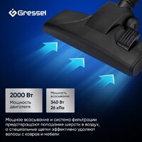 Пылесос Gressel GVC-6202 - Превью изображения №6 — Интернет-магазин ПроЗаказ
