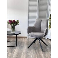 Стул с подлокотниками M-City Pontus 626M05484 (KN01-03 серыйBZ1046-02 темно-серыйчерный) - Превью изображения №2 — Интернет-магазин ПроЗаказ