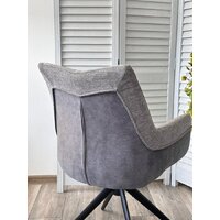 Стул с подлокотниками M-City Pontus 626M05484 (KN01-03 серыйBZ1046-02 темно-серыйчерный) - Превью изображения №7 — Интернет-магазин ПроЗаказ