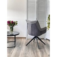 Стул с подлокотниками M-City Pontus 626M05484 (KN01-03 серыйBZ1046-02 темно-серыйчерный) - Превью изображения №4 — Интернет-магазин ПроЗаказ