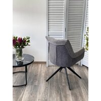 Стул с подлокотниками M-City Pontus 626M05484 (KN01-03 серыйBZ1046-02 темно-серыйчерный) - Превью изображения №5 — Интернет-магазин ПроЗаказ