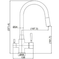 Смеситель Maxonor Pure Life PL4461-8 - Превью изображения №13 — Интернет-магазин ПроЗаказ