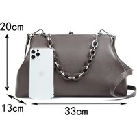 Женская сумка Mironpan 63014 (темно-серый) - Превью изображения №8 — Интернет-магазин ПроЗаказ