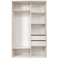 Шкаф-купе Рэйгрупп 120450 YYX Elgon РГ-06.02 (ясень снежный/хром) - Превью изображения №2 — Интернет-магазин ПроЗаказ