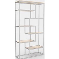 Стеллаж Hype Mebel Зиг-Заг-2 100x170 (белый/древесина белая) - Превью изображения №1 — Интернет-магазин ПроЗаказ