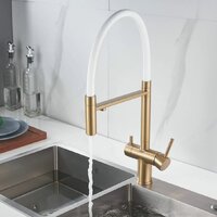 Смеситель Shevanik S178G (золотой сатин) - Превью изображения №8 — Интернет-магазин ПроЗаказ