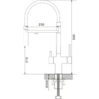 Смеситель Shevanik S178G (золотой сатин) - Превью изображения №12 — Интернет-магазин ПроЗаказ