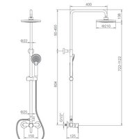 Душевая система  Ledeme L2403 - Превью изображения №2 — Интернет-магазин ПроЗаказ