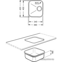 Кухонная мойка Smeg UM34 - Превью изображения №2 — Интернет-магазин ПроЗаказ