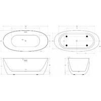Ванна BelBagno BB414-1700-800 - Превью изображения №5 — Интернет-магазин ПроЗаказ