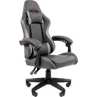 CHAIRMAN CH28 (экокожа, черный/серый)