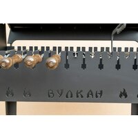 Мангал для дачи Вулкан Гриль М XL 4 мм на колесах - Превью изображения №5 — Интернет-магазин ПроЗаказ