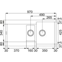 Кухонная мойка Franke Maris MRG 651-97 114.0675.993 (кофе) - Превью изображения №2 — Интернет-магазин ПроЗаказ